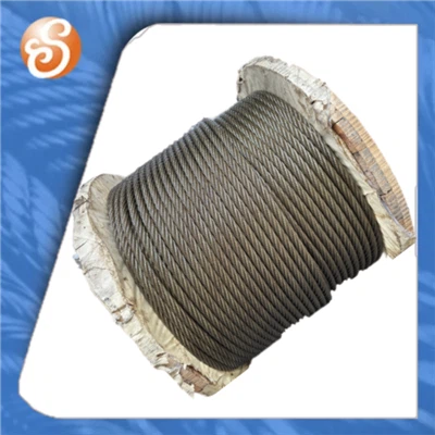 Nantong تولید 6x19 طناب سیم گالوانیزه طول بلند 1.5mm-25mm 1770mpa